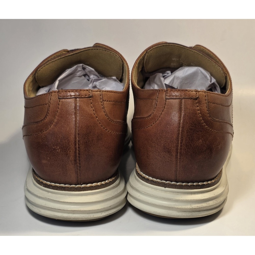 Cole Haan OriginalGrand Wingtip Oxford C26471 Mens 9M Brown Casual Leather Shoes - Picture 8 of 11